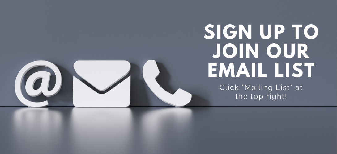 Join our Email List